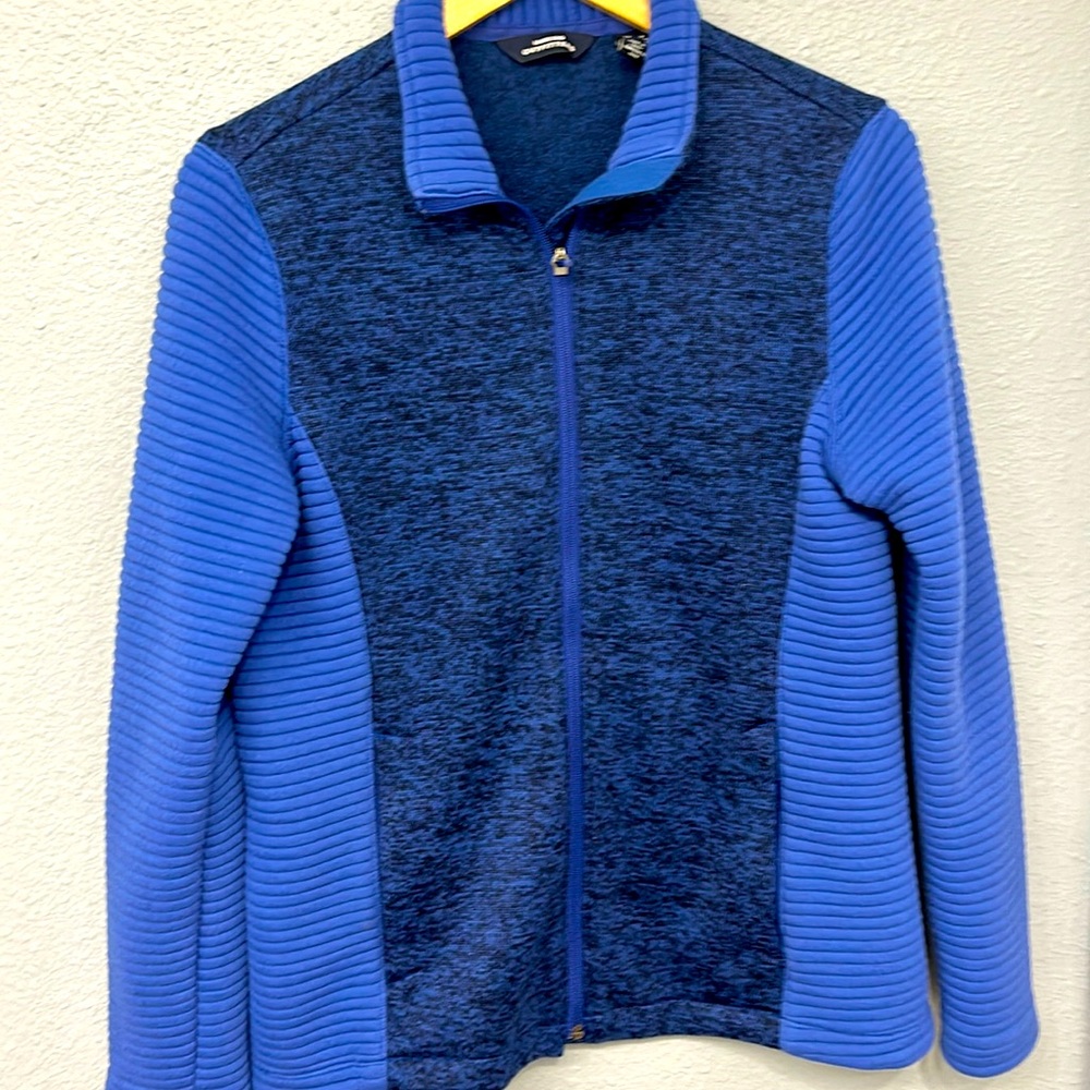 Woman’s light jacket in blue by Land’s End